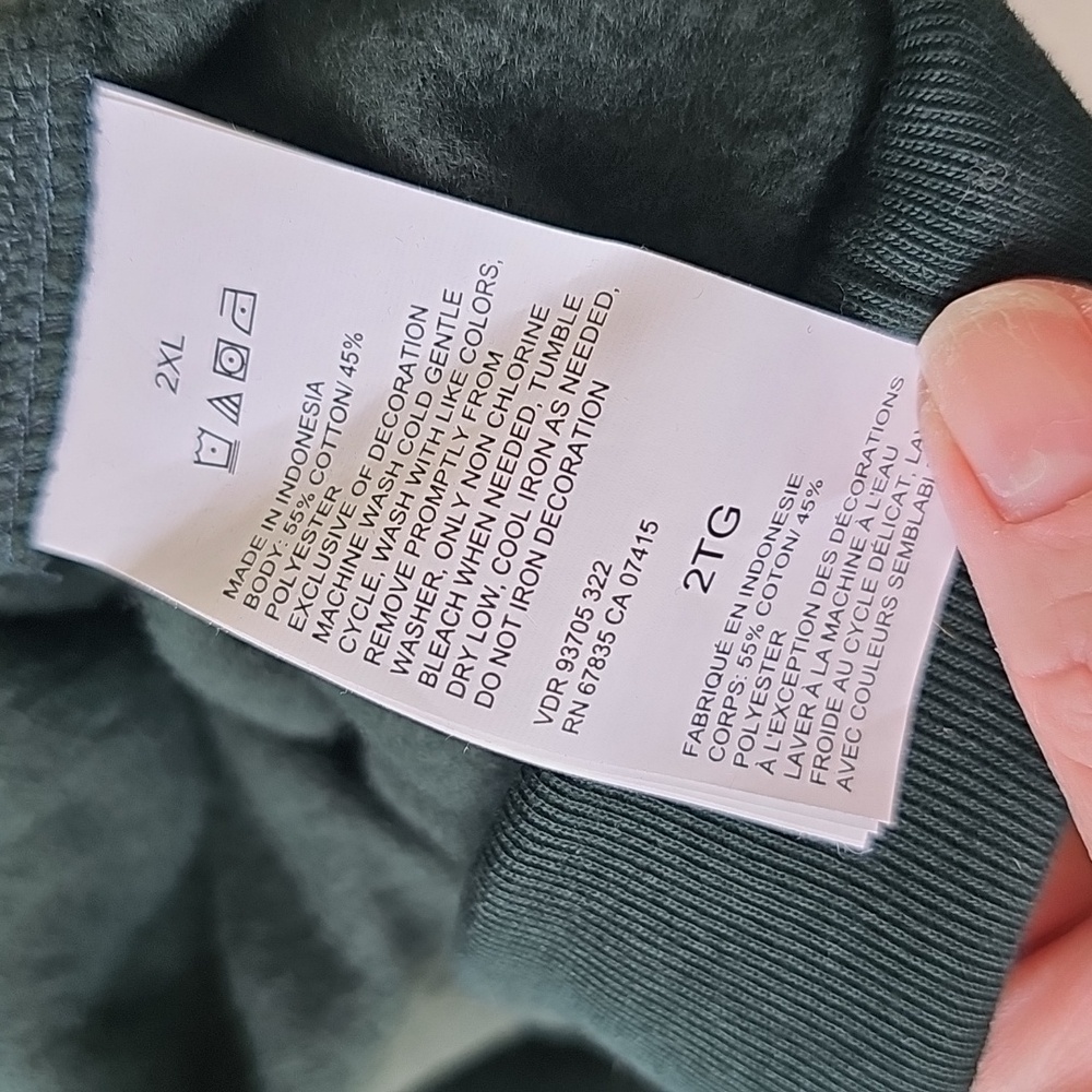 XXL Nautica Men's Forest Green Zip-Up Sweater‎ - Picture 7 of 9